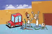 شست‌وشوی خودرو همراه با صرفه‌جویی آب در شرایط بحران کم‌آبی