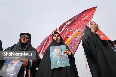 گزارش تصویری | راهپیمایی روز قدس ۱۴۰۴ در مشهد-۲