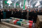 وداع باشکوه مردم مشهد با شهیدان جنایت صهیونی (۲ تیر ۱۴۰۴) + فیلم
