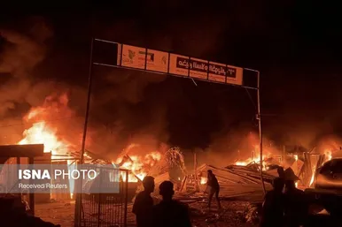 عکس‌هایی از بمباران اردوگاه آوارگان در رفح توسط رژیم صهیونیستی