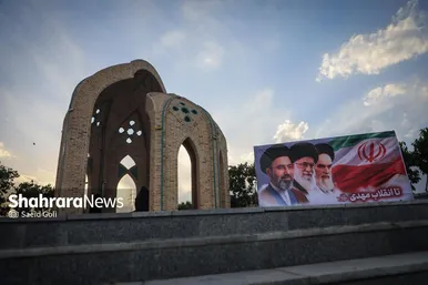 گزارش تصویری | رونمایی از یادمان شهدای بوستان‌های خورشید و اردیبهشت در مشهد