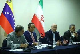 قالیباف: اجرای قانون تجارت آزاد و حل مشکلات بانکی بخش خصوصی ایران و ونزوئلا را پیگیری خواهیم کرد