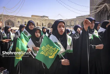 گزارش تصویری | آیین آغاز سال تحصیلی جدید در حرم مطهر رضوی