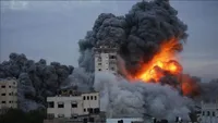 حمله هوایی ارتش صهیونیستی به محل اسکان آوارگان در شهر غزه