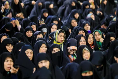 مراسم چله دعای عهد در جوار مزار شهدای گمنام