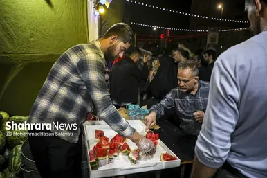 گزارش تصویری | اجتماع بزرگ «لشکریان امام رضا (ع)» در شب میلاد شمس الشموس