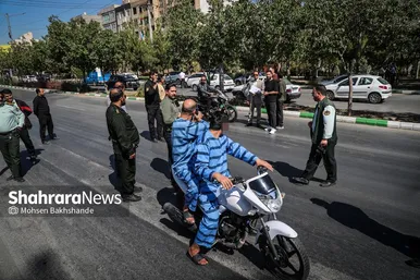 گزارش تصویری | صحنه شهادت ۲ بسیجی در مشهد بازسازی شد
