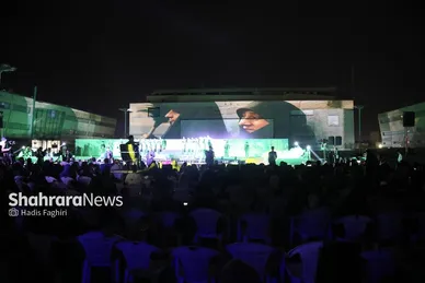 گزارش تصویری | نخستین رویداد ملی نورنما و جشن بزرگ عیدانه در عرصه میدان شهدا مشهد