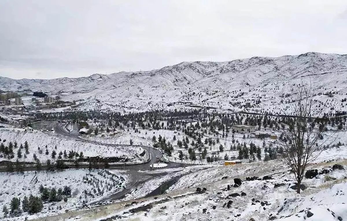 ویدئو | حال‌وهوای زمستانی بوستان خورشید مشهد (۷ اسفند ۱۴۰۲)