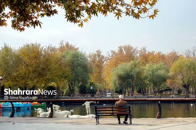 طبیعت پاییزی بوستان های مشهد