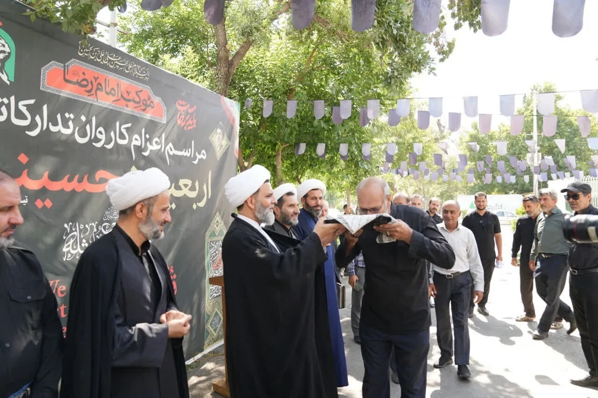 موکب امام رضا(ع) خراسان رضوی با ۱۰۰ خادم راهی اربعین شد
