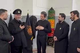 ویدئو| نجم&zwnj;الدین شریعتی خادم حرم امام رضا (ع) شد