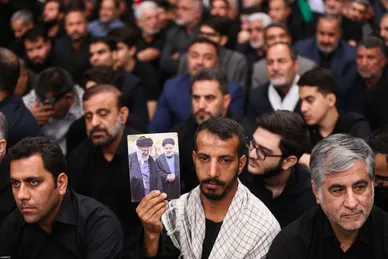 گزارش تصویری | سخنرانی رهبر معظم انقلاب در مراسم عزاداری شهادت امام رضا(ع)