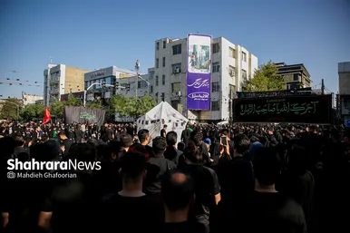 آیین خیمه سوزان عصر عاشورا در مشهد