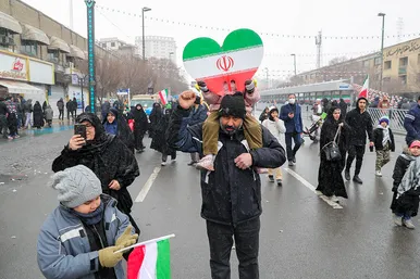 راهپیمایی 22 بهمن در مشهد