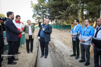گزارش تصویری | بازدید مدیران استانی، ستاد بحران استان و مدیران شهرداری از مسیل‌ها و ارتفاعات جنوبی مشهد