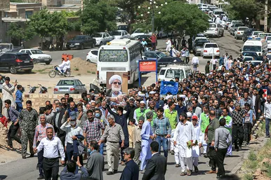تشییع و تدفین پیکر عثمان محمدپرست در خواف
