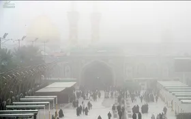 ویدئو|  حال و هوای مه&zwnj;آلود بین&zwnj;الحرمین