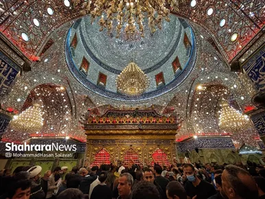 کربلای معلی در شب زیارتی سیدالشهدا امام حسین(ع)