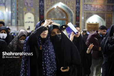 مراسم احیای شب بیست و یکم ماه رمضان در حرم مطهر رضوی‎‎