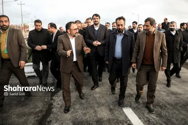 بهره برداری از اتصال بازوی شرقی تقاطع مصلی به جاده محمد آباد-طرق