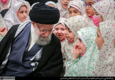مراسم جشن تکلیف دختران دانش‌آموز در حضور رهبر معظم انقلاب