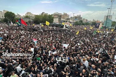 شهدای خدمت در آغوش مشهد