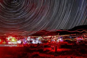 آسمان سحر انگیز شب