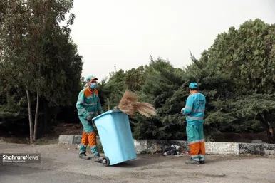 پاکسازی ٧ محور ورودی مشهد مقدس در دهه آخر صفر