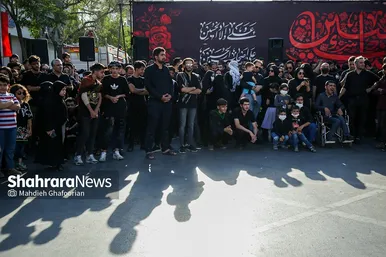 آیین خیمه سوزان عصر عاشورا در مشهد
