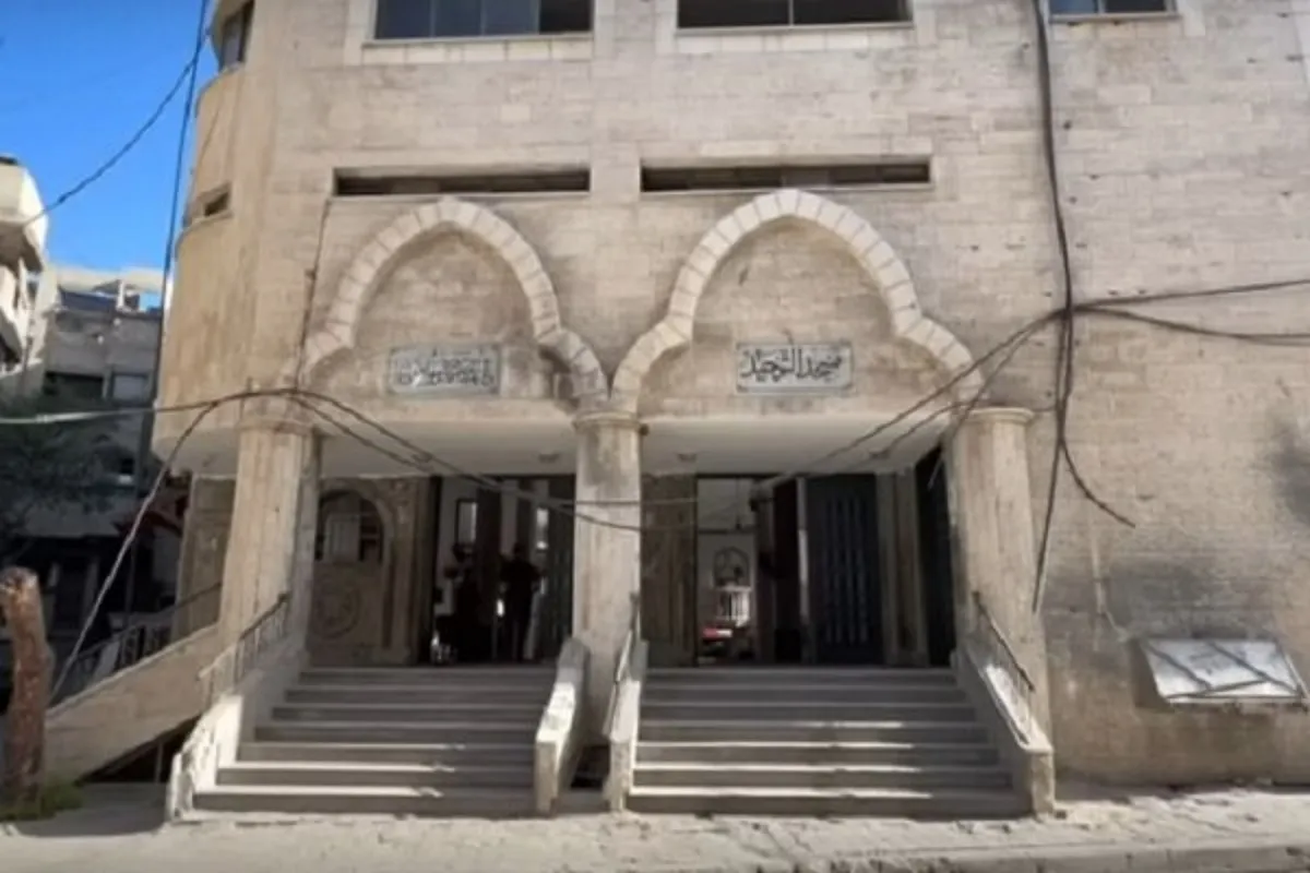 مسجدی در غزه که مورد هدف اسرائیل قرار نگرفت