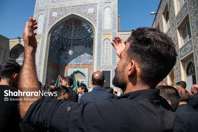 عزادرای شهادت امام رضا (ع) در حرم مطهر رضوی