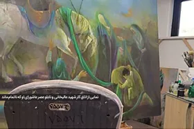 تابلوی عاشورایی که با شهادت، ناتمام ماند | درباره منصوره عالیخانی، اولین شهید هنرمند جنایت&zwnj;های رژیم صهیونیستی در ایران
