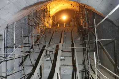 عکس‌هایی از عملیات عمرانی خط۳ متروی مشهد
