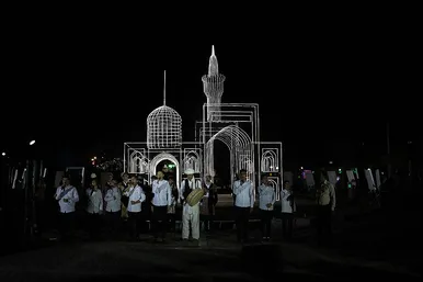مراسم افتتاحیه اولین جشنواره هنرهای نوری ایران