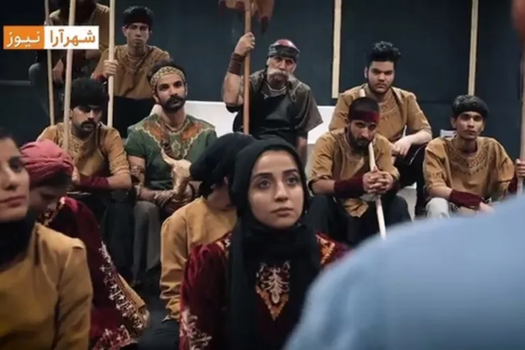قدم زدن کاوه و فریدون در جلوخان | گزارشی از پشت صحنه «افسانه ماردوش»