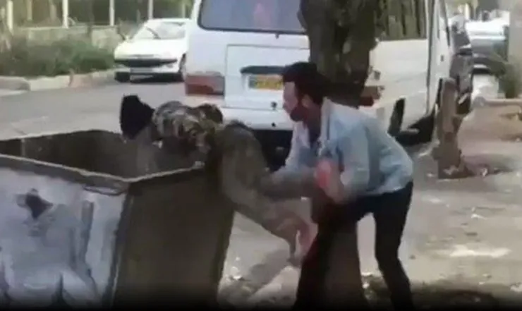 جدیدترین اظهارات کودک‌آزاری که یک بچه را به سطل زباله انداخت + فیلم جدید
