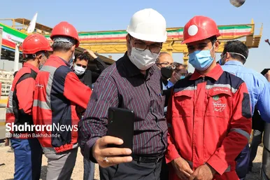 بازدید اعضای شورای اسلامی شهر مشهد از خطوط قطار شهری مشهد