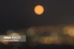 تصاویری از پدیده «ماه آبی» در آخرین شب مرداد ۱۴۰۰