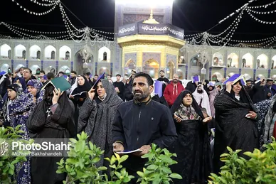 عکس| مراسم احیاء شب نوزدهم ماه رمضان در حرم مطهر رضوی (۱۱ فروردین ۱۴۰۳)
