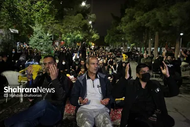 مراسم احیای شب ۲۱ ماه رمضان در بهشت رضا(ع)