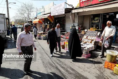 بازار ماهی فروشان در شهرک عرب‌های مشهد