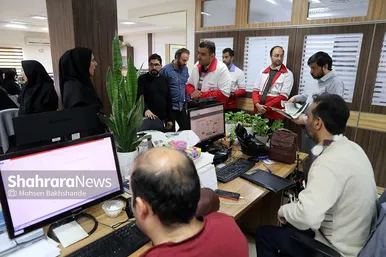 بازدید مدیرعامل جمعیت هلال‌احمر خراسان رضوی از موسسه فرهنگی شهرآرا
