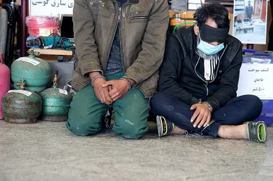 نمایشگاه کشفیات پلیس در طرح 