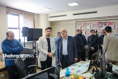 بازدید اعضای شورای اسلامی شهر مشهد از روزنامه شهرآرا
