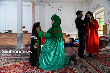 آیین سنتی تعزیه خوانی در دهه اول محرم
