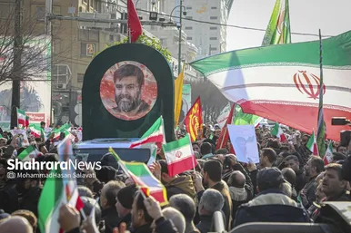 گزارش تصویری | مراسم تشییع پیکر مطهر شهید مدافع امنیت «مهدی ظریف» در مشهد ۲