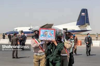 استقبال از پیکر سرلشکر فیروزآبادی در مشهد