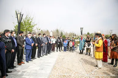 آیین رونمایی از یادمان «گذرسیاوش از آتش»
