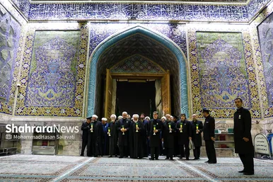 گزارش تصویری | آیین شام غریبان امام رضا (ع) در مشهد